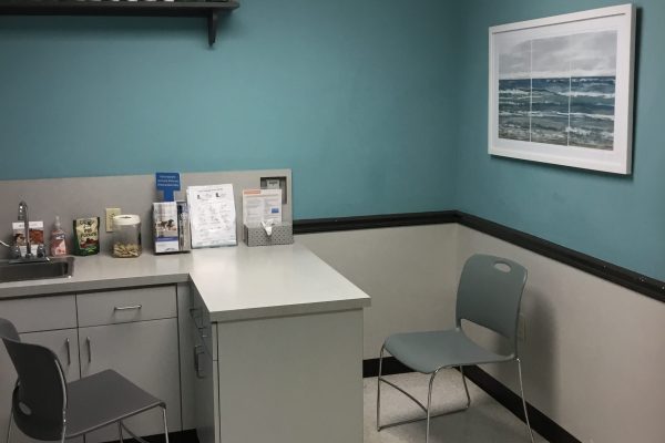 Our family sized exam room